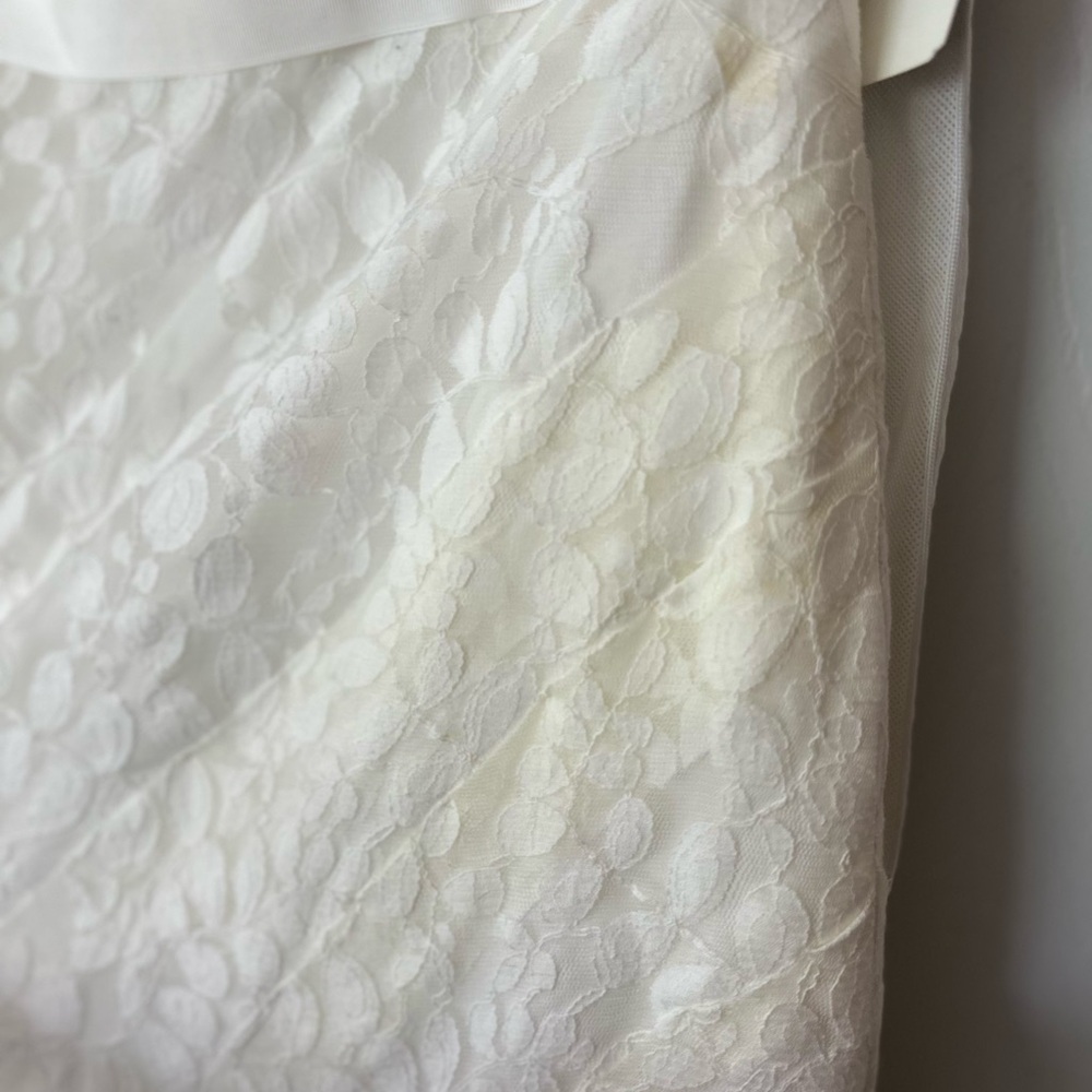Galina Mermaid Wedding Dress 6P NWT Style 7WG3381 Lace Detail - Picture 5 of 14